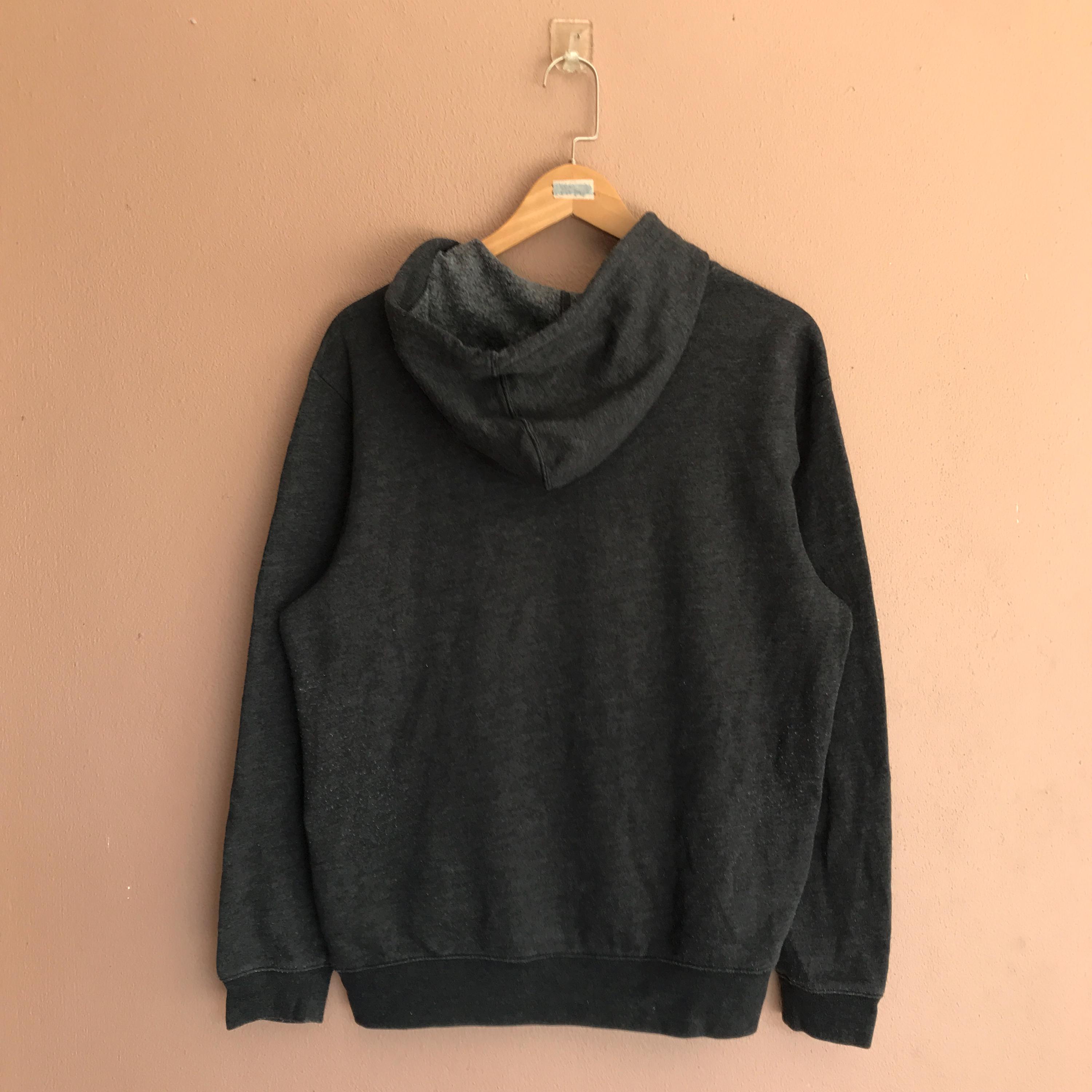 Medium , Vintage GAP Hoodie Dark Gray USA Flag Letters, Retro 90s