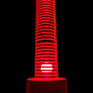 Brutalistische Lampe