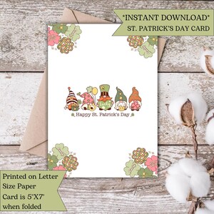 Les gnomes de St Patrick de Zazzle.be Liste d'envies Vous avez des idées ? Joyeuse Saint-Patrick à imprimer | Téléchargement numérique irlandais | Carte du 17 mars | Célébrations du 17 mars