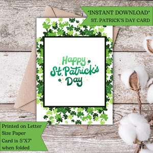 Célébrez la Saint-Patrick|Joyeux Saint-Patrick|Saint-Patrick|17 mars|Cartes irlandaises| Carte de la Saint-Patrick|Irlande|Numérique|Imprimable