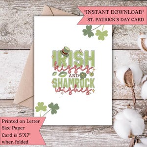 L'Irlandais souhaite la Saint-Patrick de Zazzle.be Liste d'envies Vous avez des idées ? Téléchargement numérique imprimable | Célébrez le 17 mars avec des cartes irlandaises uniques !
