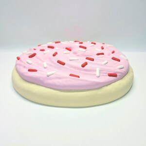 Jumbo 8" Frosted Sprinkle Sugar Cookie Wall Art: Maximalist 3D Food Decor image 4