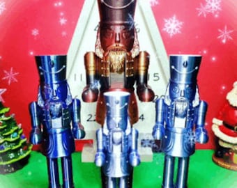 DIGITAL [Articulated Christmas Nutcracker with Base - Fun, Unique Holiday Decoration] Model STL Files for 3D Printing | ORIGINAL Design