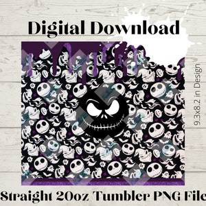 Dripping Jack -20oz Skinny Straight Tumbler Design Hochauflösende PNG Datei DOWNLOAD