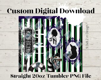Strange and Unusual -20oz Skinny Straight Tumbler design High Resolution PNG file DOWNLOAD