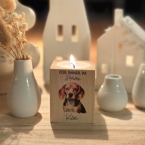 Tealight holder, rainbow bridge, dog died, memorial dog, mourning dog, remembrance dog, dog, mourning pet