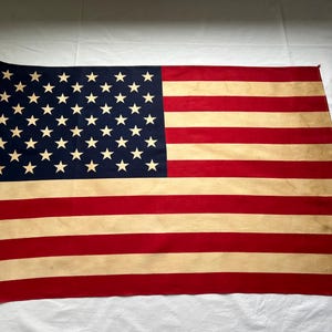 Vintage 50 Star Flag - Etsy