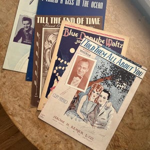Vintage Sheet Music