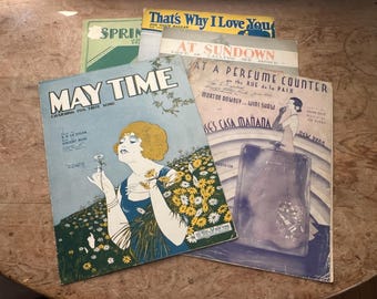 Vintage Sheet Music