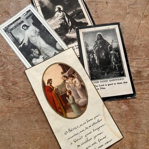 Antique Catholic Prayer Cards