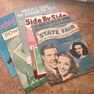 Vintage Sheet Music