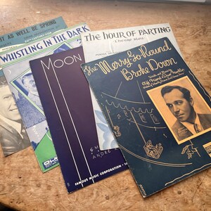 Vintage Sheet Music