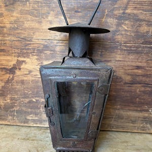 Antique Tin Candle Lantern