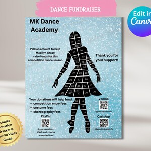 Help My Ballet Dancer Fundraiser - Help My Ballet Dancer Fundraiser Template - Ballet Fundraiser - Dance Fundraiser - Ballet & Lyrical