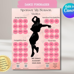 Hip Hop Dance Fundraiser Flyer Template for Competitions and Events in Canva
