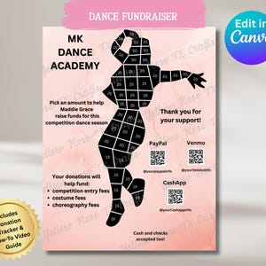 Help My Hip-Hop Dancer Fundraiser Template - Help My Hip Hop Dancer Fundraiser - Dance Fundraiser Flyer - Dance Fundraiser