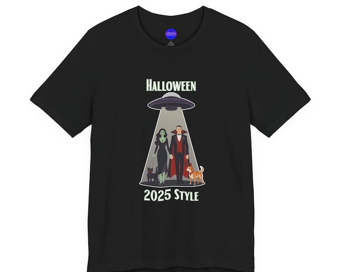 Halloween 2025 Style Unisex Jersey Tee, Spooky Shirt, Halloween Costume Tee, Fall Fashion, Gift for Ghost Lovers
