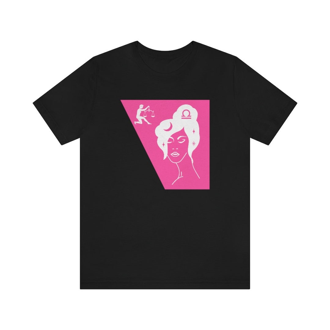Pink Libra Astrological Sign Unisex Jersey Short Sleeve Tee - Etsy