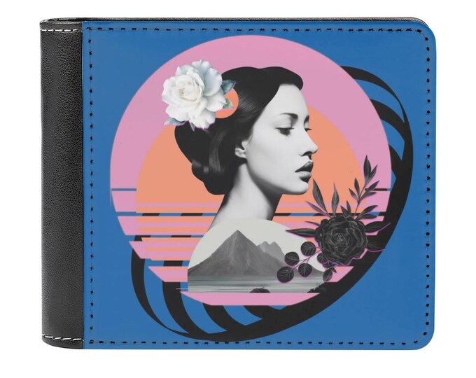 Morning Glacier Clean Girl Minimalist PU Leather Wallet | Stylish, Compact, Travel-Friendly Gift | Daily Use, Business & Travel Accessory