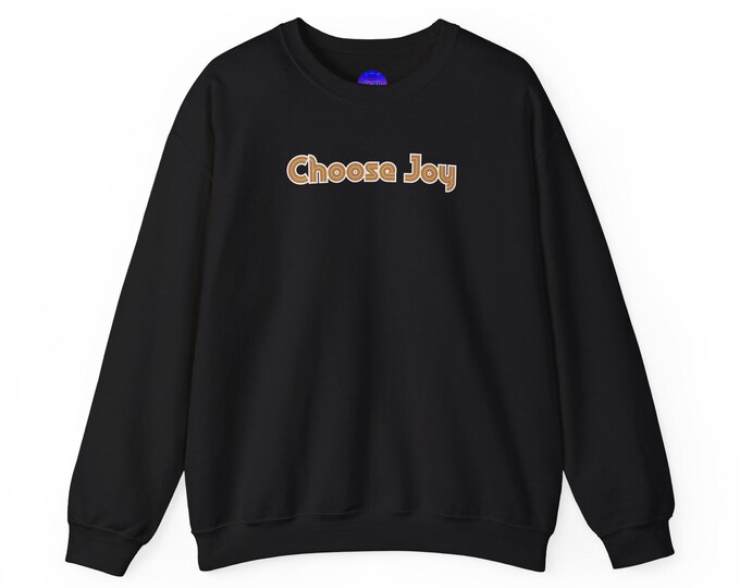 Choose Joy text The Sun Tarot retro Sweatshirt | Positive message, 70s style