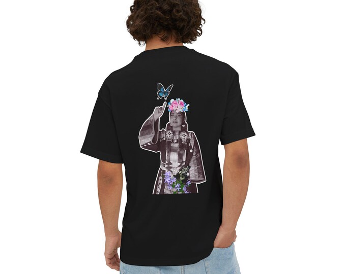 Native Clean Girl Oversized Tee - Minimalist Boho Vintage Shirt, Empowering Art Graphic T-Shirt, Free Spirit Gift, Casual Unisex Top