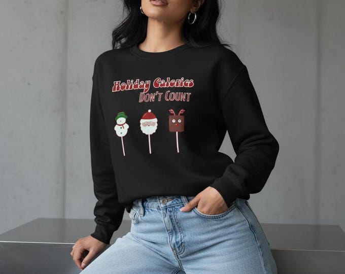Festive Holiday Sweatshirt - Cozy Crewneck with Fun Slogan, Unisex Gift for Christmas, Winter Parties, Family Gatherings, Holiday