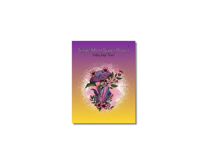 Cottagecore Single Mom Success Kit | Printable PDF Journal + Budget Planner | Self-Care, Mental Health & Financial Freedom Tracker