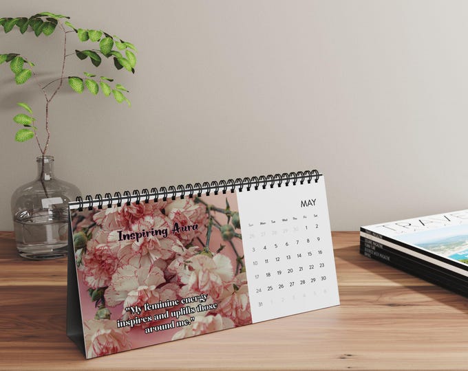 Divine Feminine Power Desktop Calendar | 2026 Grid