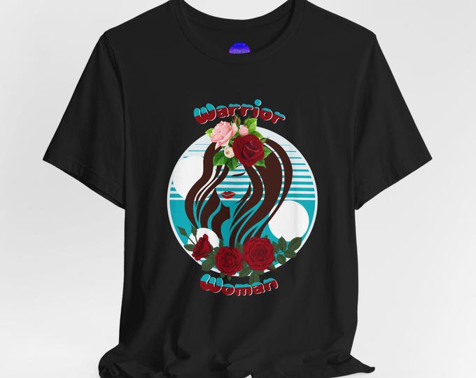 Warrior Woman 2501 T-Shirt, Unisex Empowerment Tee, Indigenous-Inspired Graphic Shirt, Bella + Canvas, Feminine Power Shirt, Iron Woman 80