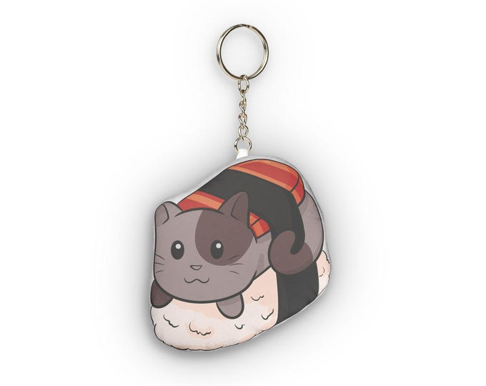 Sushi Cat Plush Keychain | Custom Shape Mini Plush