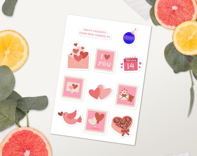 Valentines Day Sticker sheet