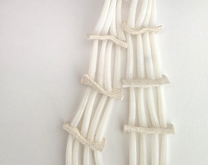 Dentalium Shell Statement Earrings: Native American Design by Iron Woman 80