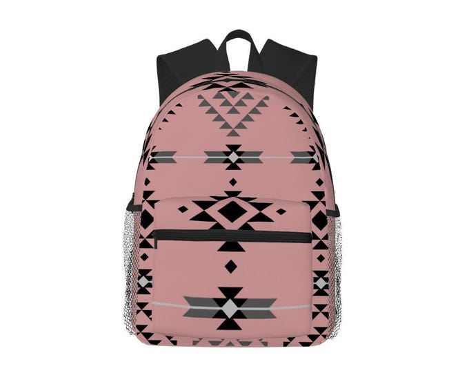 Featherlight Oxford Backpack – Tribal Pattern, Large Capacity Laptop Bag, Travel, School & Work Backpack with Pockets