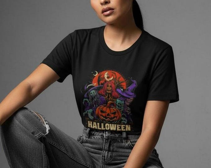 Halloween Rapture Unisex Tee, Spooky Shirt, Halloween Costume, Gift for Ghost Lovers, Festival Apparel, October Celebration