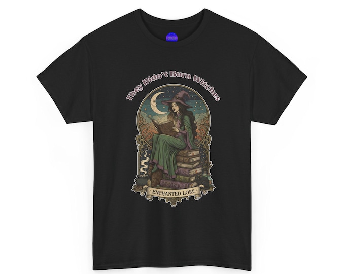 Witchy Graphic Tee, Unisex Cotton T-Shirt, Spooky Fashion, Witch Lover Gift, Halloween Style, Casual Streetwear