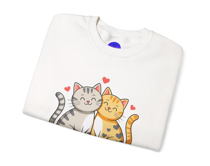 Cute Cats Couples Crewneck Sweatshirt