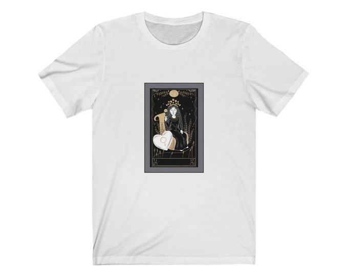 Empress Tarot card Unisex Jersey Short Sleeve Tee