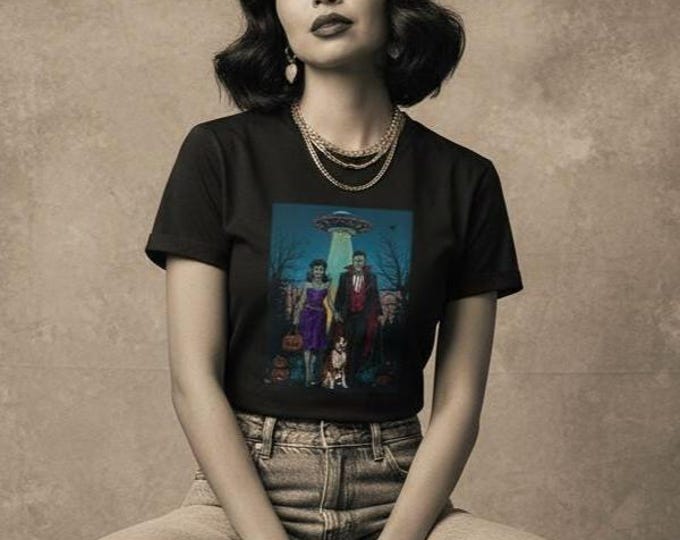 Spooky Halloween Graphic Tee | Unisex Vintage Skull T-Shirt | Scary Season Top | Funny Fall Outfit | Witchy Graphic Shirt