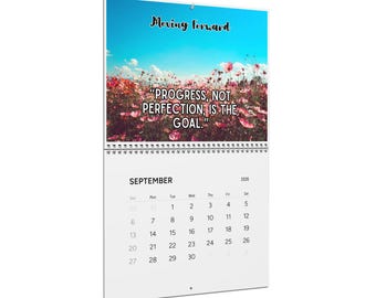 Positieve motiverende citaten wandkalender | Inspirerende maandkalender 2026