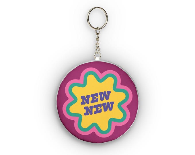 New New Starburst Plush Keychain | Custom Shape Mini Plush