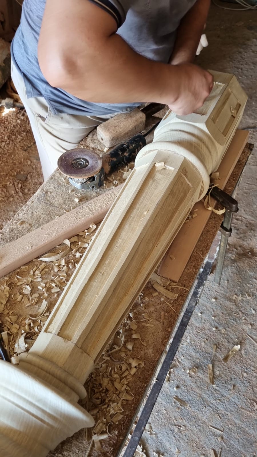 Octagonal Newel Post, Newel Caps, Stairs, Custom Stairs Parts, Custom