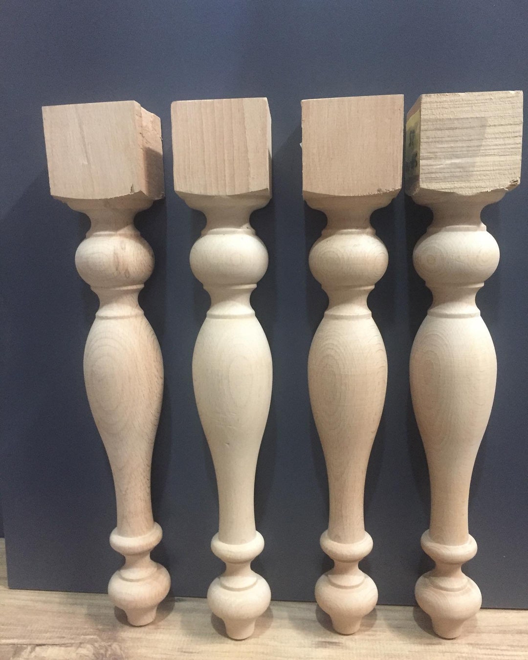 Table Legs, Wooden Turned Table Legs, Turned Legs, Wood Legs, Custom