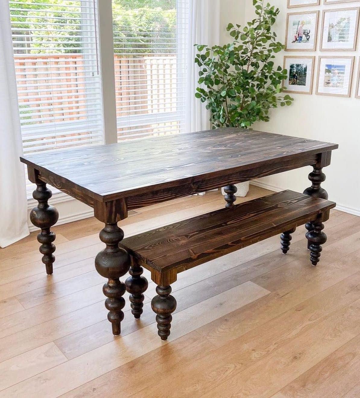 Table Legs, Wooden Turned Table Legs, Turned Legs, Wood Legs, Custom