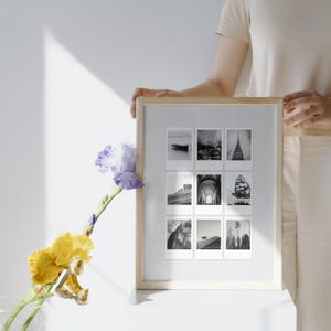 Polaroid Wohnkultur Vorlage, Instax Mini Art, Wandkunst im Polaroid-Stil, digitale Polaroid-Kunst, anpassbar und druckbar, digitale Vorlage