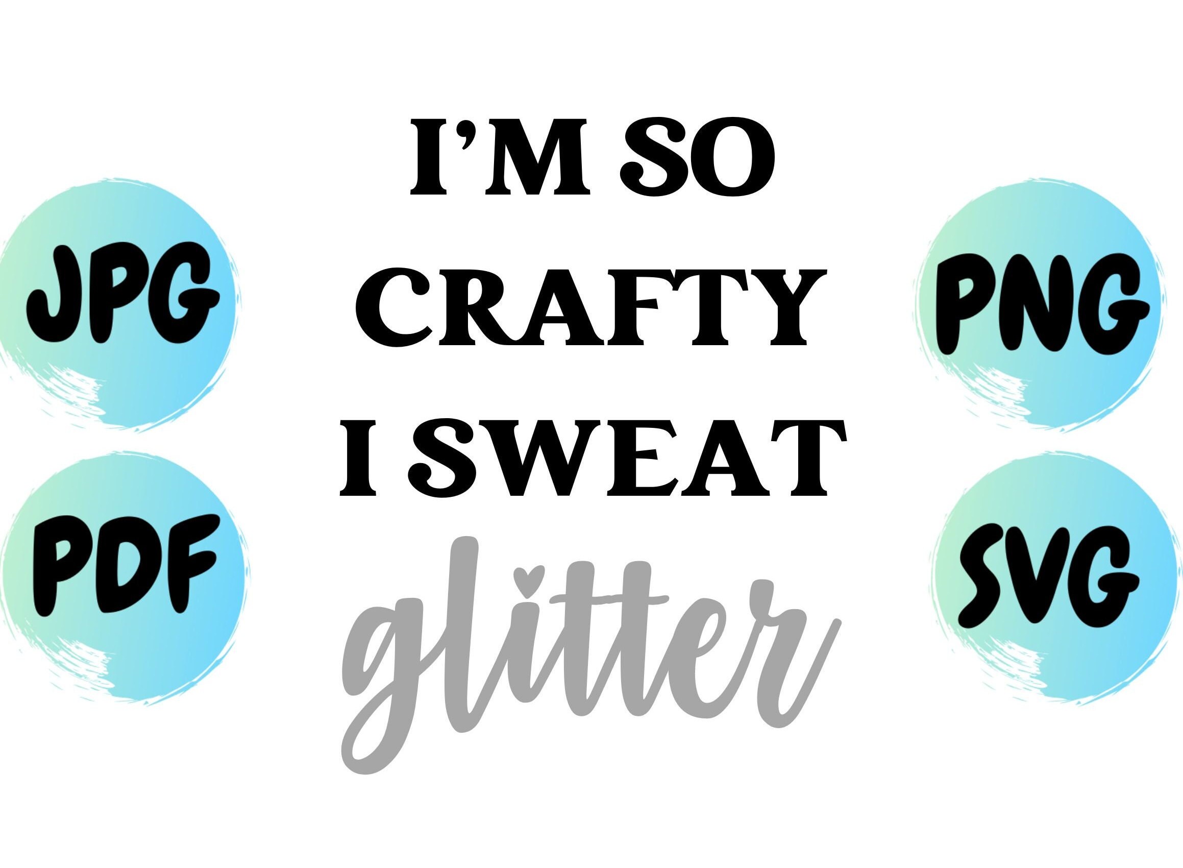 Funny Crafty Quote SVG Bundle: T-Shirt & Tote Bag Cut Files (Digital Download) - Thumbnail 3