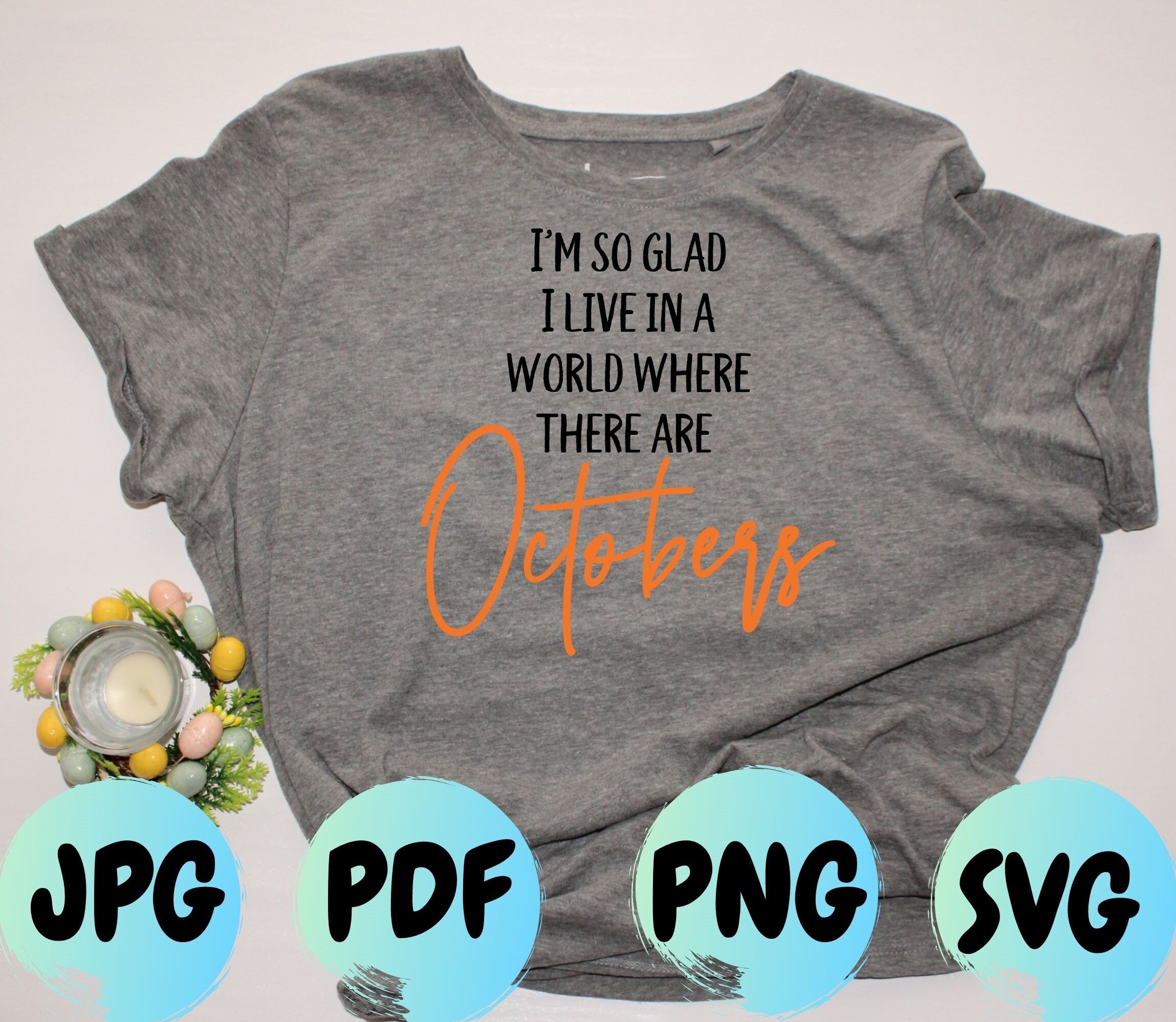 Halloween Quote SVG Bundle: Fall T-shirt Cut Files (Digital Download) - Thumbnail 2