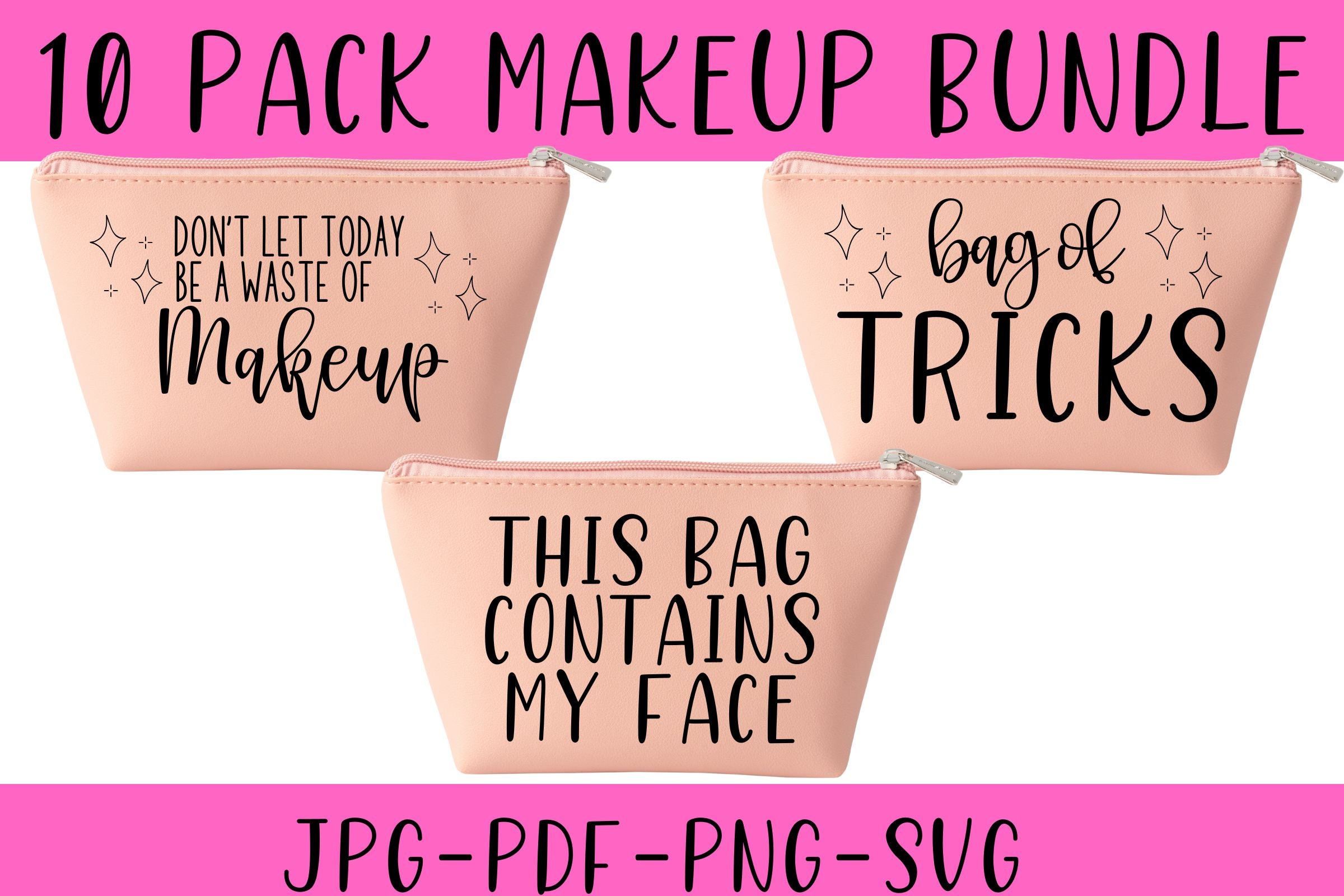 Makeup Quotes SVG Bundle: Glam Design Files (Digital Download) - Thumbnail 3