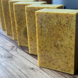 Turmeric and Kojic Acid Soap, Face and Body Soap, 100% Natural Organic Soap,