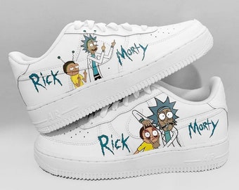 Nike Air Force 1 X Rick and Morty - Etsy