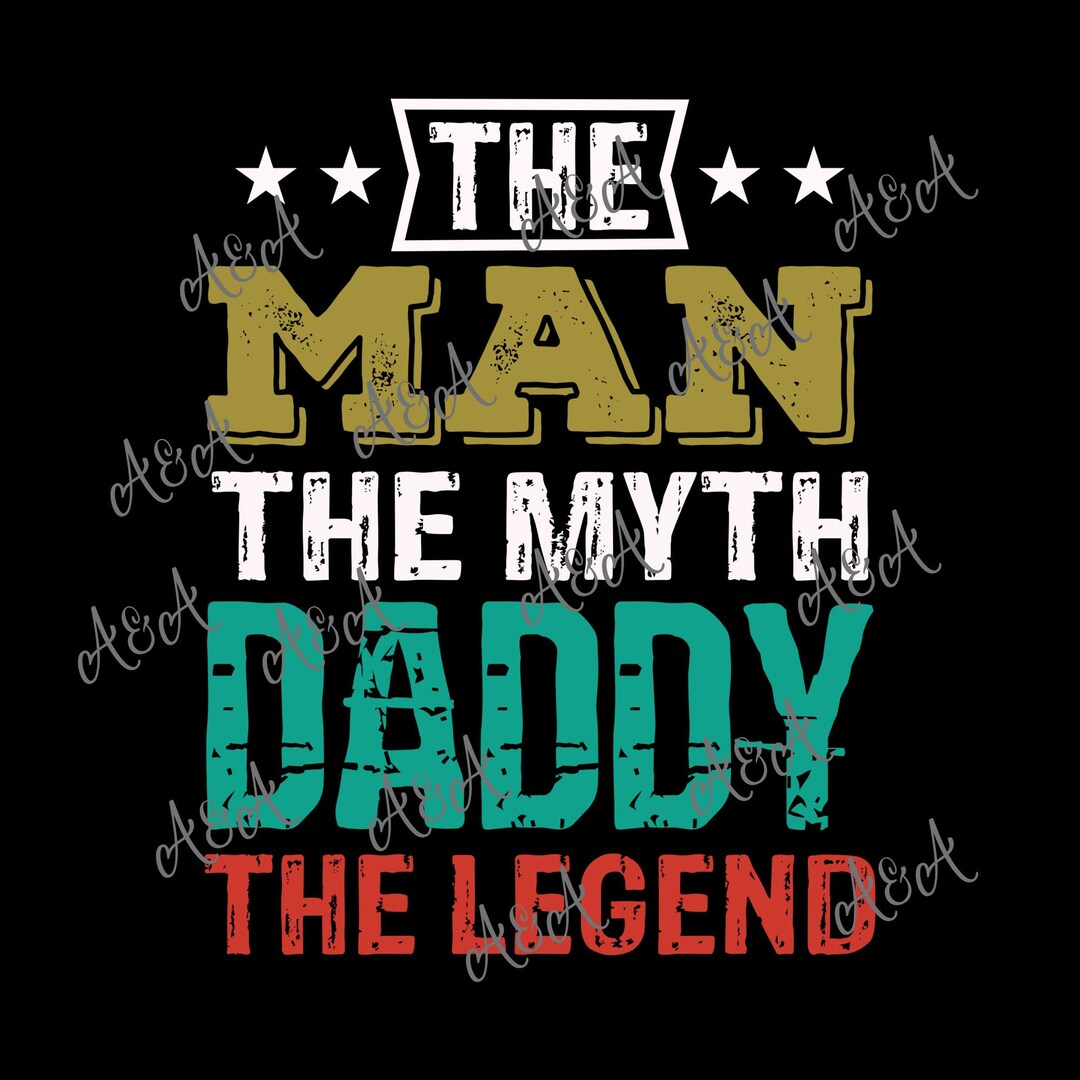 "Dad The Man The Myth The Legend" T-Shirt - Funny Gift For Father, Grandpa (Unisex Sizes) - View #5
